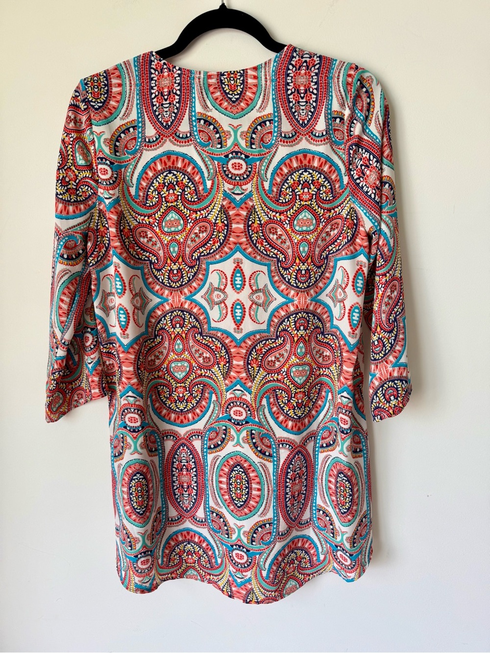 SHOW ME YOUR MUMU Lulu Paisley Tunic Cover Up Mini Dress—SZ. Small - Picture 14 of 14